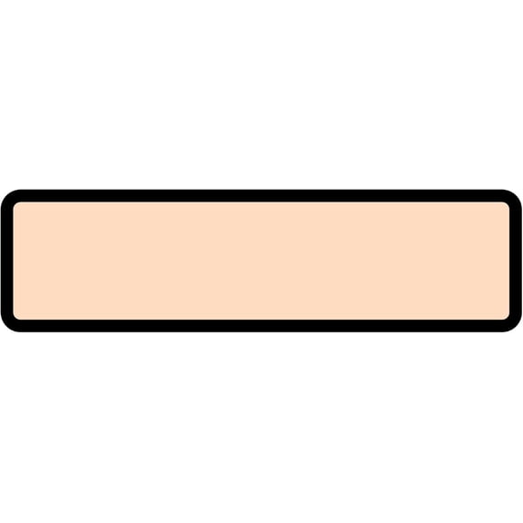Binder Spine Stickers,  File Folder Chart Labels, DR1622, Blank Peach, 5-3/8" x 1-3/8", 200 per Roll – for Organizing Patient Charts
