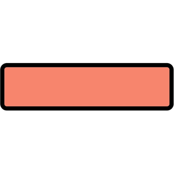 Binder Spine Stickers,  File Folder Chart Labels, DR1782, Blank Salmon, 5-3/8" x 1-3/8", 200 per Roll – for Organizing Patient Charts