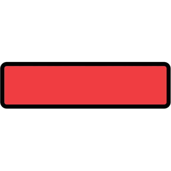 Binder Spine Stickers,  File Folder Chart Labels, DR1852, Blank Red, 5-3/8" x 1-3/8", 200 per Roll – for Organizing Patient Charts