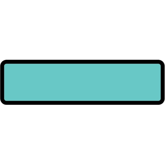 Binder Spine Stickers,  File Folder Chart Labels, DR3252, Blank Turquoise, 5-3/8" x 1-3/8", 200 per Roll – for Organizing Patient Charts
