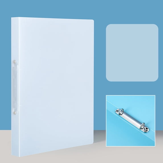 Binders 2 Ring,2 Ring Binder,Flexible Binder,Plastic Ring Binder, One Inch Binder, Soft 2 Ring Binder, Office Supplies, Classroom Must Haves Clear