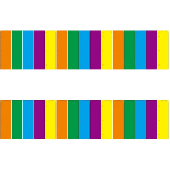 Binders Folder 30 Pcs Dividers for Tab Tabs Bookmark -in 3-ring Loose-leaf Notebook 5pcs (color Version)