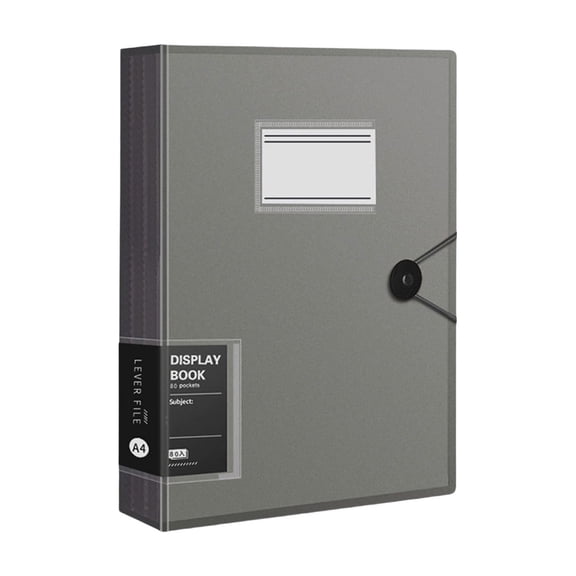Binders with Plastic Sleeve, 1 Pcs A4 Display 60 Pocket Portfolio Binder Folder Presentation Book with Clear Plastic Sheet Protector Sleeves