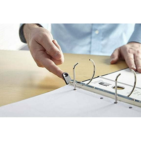 Bindertek 3-Ring Premium Ledger Binder for 11" x 17" Paper - Black, 3" Spine Width, 525 Sheet Capacity, 2" D-Rings, Linen-Textured Covers, Steel Reinforced Edges, Spine Label Included