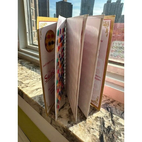 Bindi Book | Multi Color Bindi Book | Bollywood Bindi Book | Color Bindis | Indian Wedding Bindis | Velvet Bindis | Bindi Book Collection