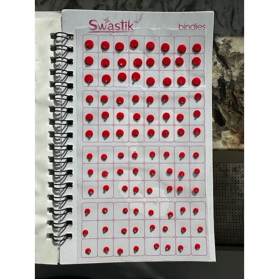 Bindi Book | Multi Color Bindi Book | Bollywood Bindi Book | Color Bindis | Indian Wedding Bindis | Velvet Bindis | Bindi Book Collection