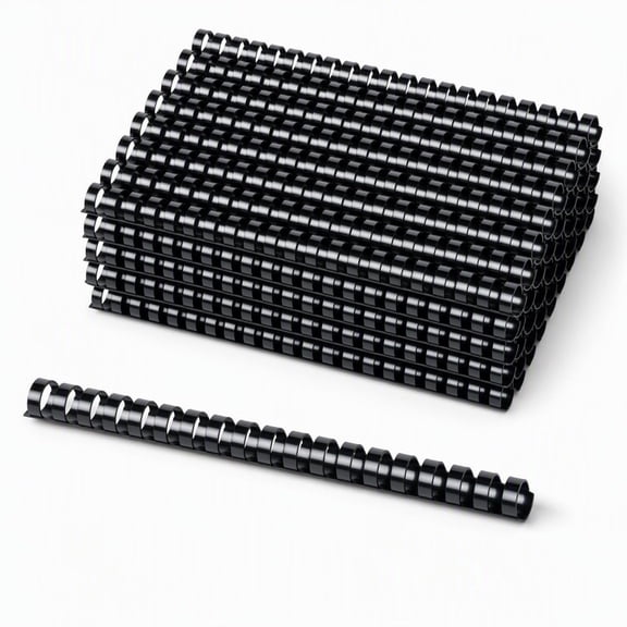 Binding Combs 100 Pack, 3/4 Inch Plastic, Holds 150 Sheets -