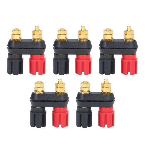 Binding Post Kit, Silver Alloy Contact Easy Installation Wiring Terminal For Equipment
