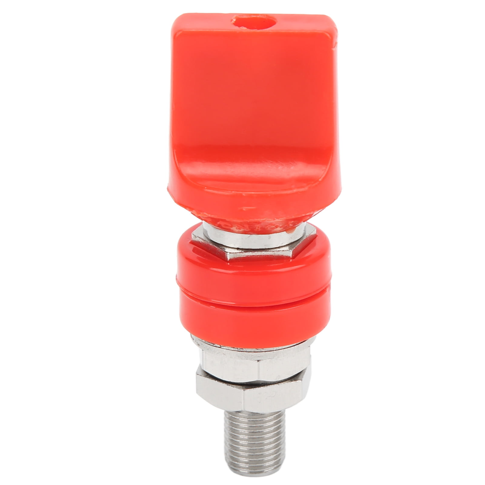 Binding Post Wire Terminal Connector M10 Thread 100A Large Current for 4mm Banana PlugRed