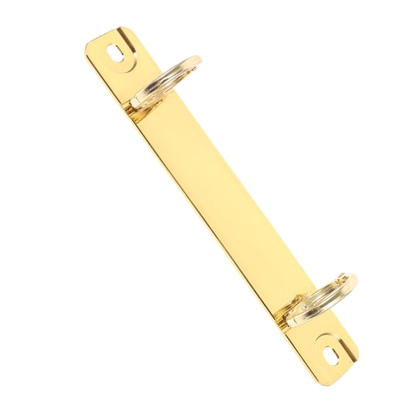 Binding Spines Combs Loose-leaf Book Binding Circle Binder Adhesive Metal Golden 12.50X3.00X2.50CM