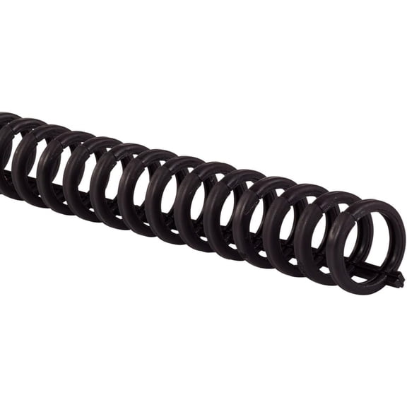 Binding Spines / Spirals / Coils, 1/2" Diameter, 85 Sheet Capacity, ProClick, Black, 25 Pack (2515660)