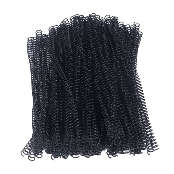 Binding Spirals 9.5mm Plastic Spiral Binding Coils 48 Teeth 4:1 Ratio, 75 Sheet Capacity, with 360 Degree Page Rotation Function for A4 Paper, Ideal for Engineering Documents
