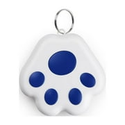 Binduo Bluetooth Pet Anti Lost Keychain Smart GPS Dog Locator Alarm Key Collar Tracer (Blue)
