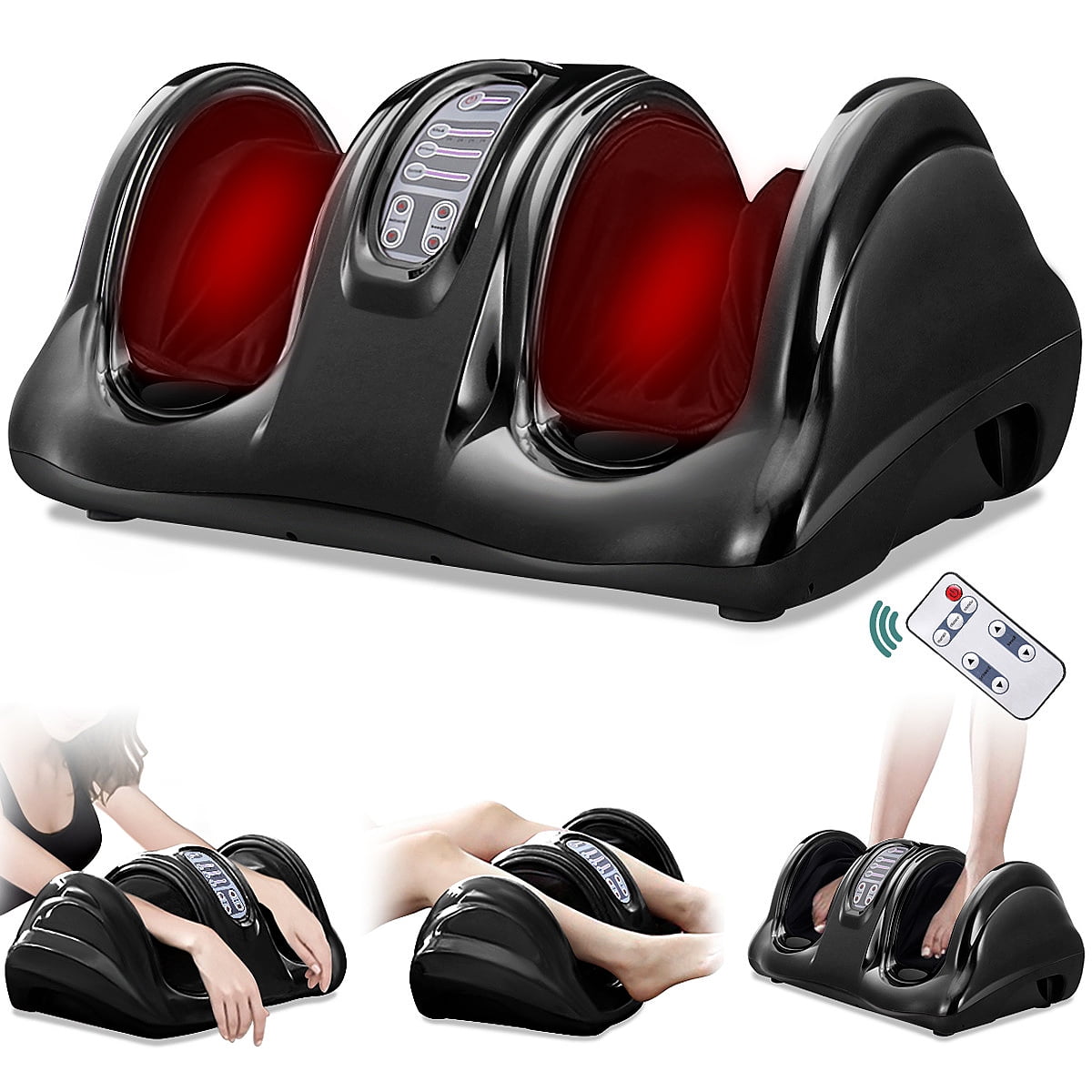  RESTECK™ Shiatsu Foot Massager Machine with Heat {Remote  Control} Deep Kneading Massage Therapy, Air Compression, Relieve Foot Pain  from Plantar Fasciitis, Neuropathy & Chronic Nerve Pain : Health & Household