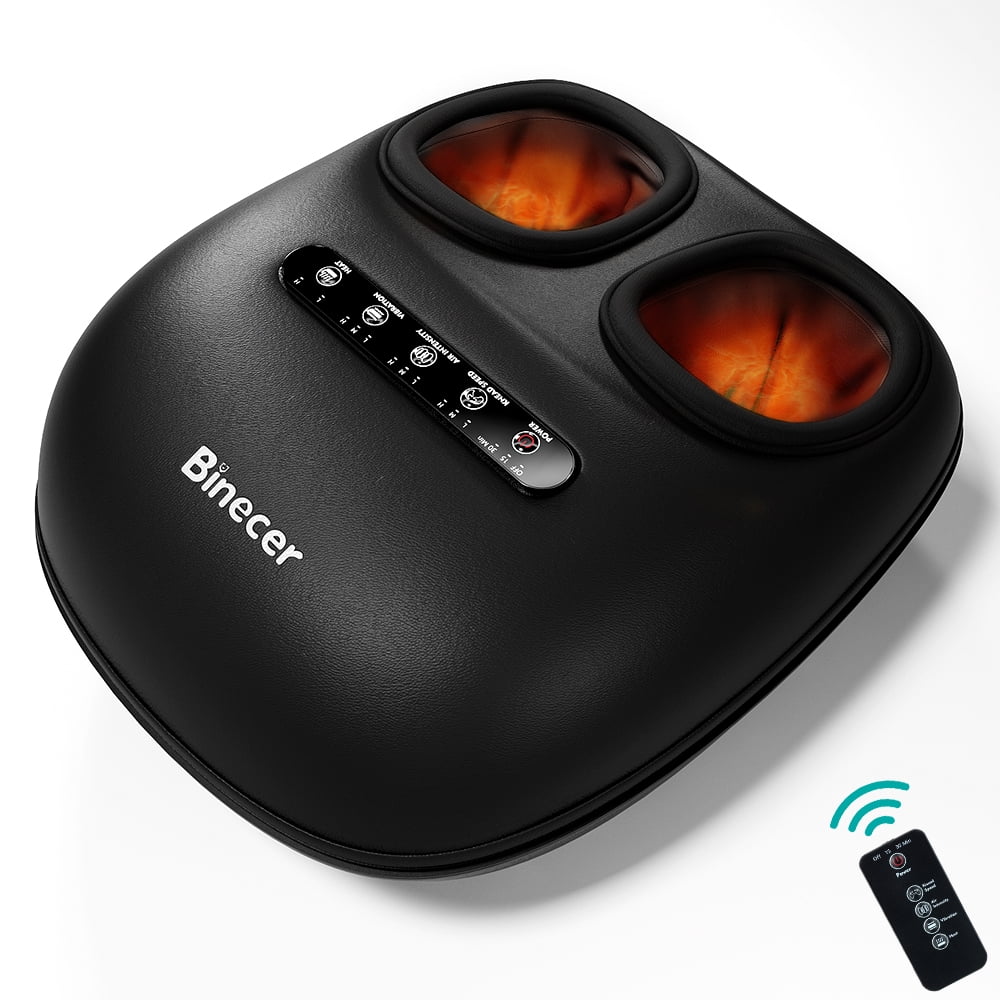 Binecer Shiatsu Foot Massager Machine, Foot Massage with Heat and