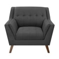 thumbnail image 1 of Binetti Charcoal Pebble Accent Chair, 1 of 7