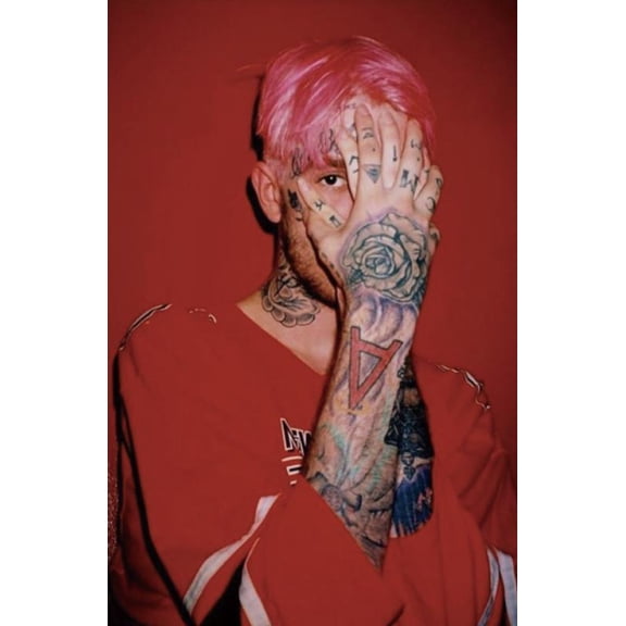 Binfa-Wall Art LiL Peep Worlds Away 12 x 18 Poster