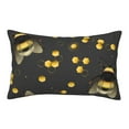 thumbnail image 1 of Binfone Bumblebee Standard Size Pillowcase, Long Staple Pure Cotton Envelope Closure Pillow Cover,14"X20", 1 of 9