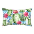 thumbnail image 1 of Binfone Flowers And Cactus Standard Size Pillowcase, Long Staple Pure Cotton Envelope Closure Pillow Cover,16"X24", 1 of 9