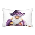 thumbnail image 1 of Binfone Halloween Gnome With Pumpkins Standard Size Pillowcase, Long Staple Pure Cotton Envelope Closure Pillow Cover (Pillow core not included),14"x20", 1 of 1