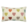 thumbnail image 1 of Binfone Heart Polka Dot Standard Size Pillowcase, Long Staple Pure Cotton Envelope Closure Pillow Cover,20"X30", 1 of 9