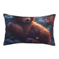 Binfone Lazy Stone Bear Standard Size Pillowcase, Long Staple Pure