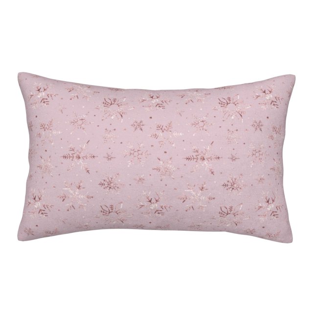 Binfone Minimalist Snowflake Standard Size Pillowcase, Long Staple Pure