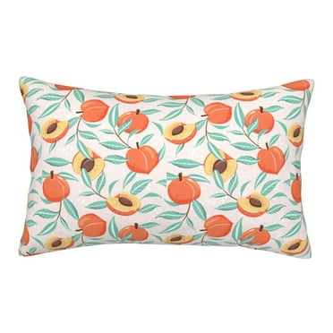 Binfone Peach Standard Size Pillowcase, Long Staple Pure Cotton Envelope Closure Pillow Cover (Pillow core not included),14"x20"