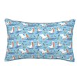 thumbnail image 1 of Binfone Pelican Reed And Fish Standard Size Pillowcase, Long Staple Pure Cotton Envelope Closure Pillow Cover (Pillow core not included),14"x20", 1 of 7