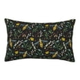 thumbnail image 1 of Binfone Wasp and Florals Standard Size Pillowcase, Long Staple Pure Cotton Envelope Closure Pillow Cover,16"x24", 1 of 9