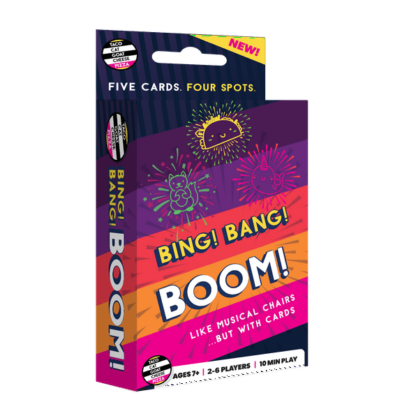 Bing Bang Boom a Fast-paced Party Game for Kids, Teens, and Adults