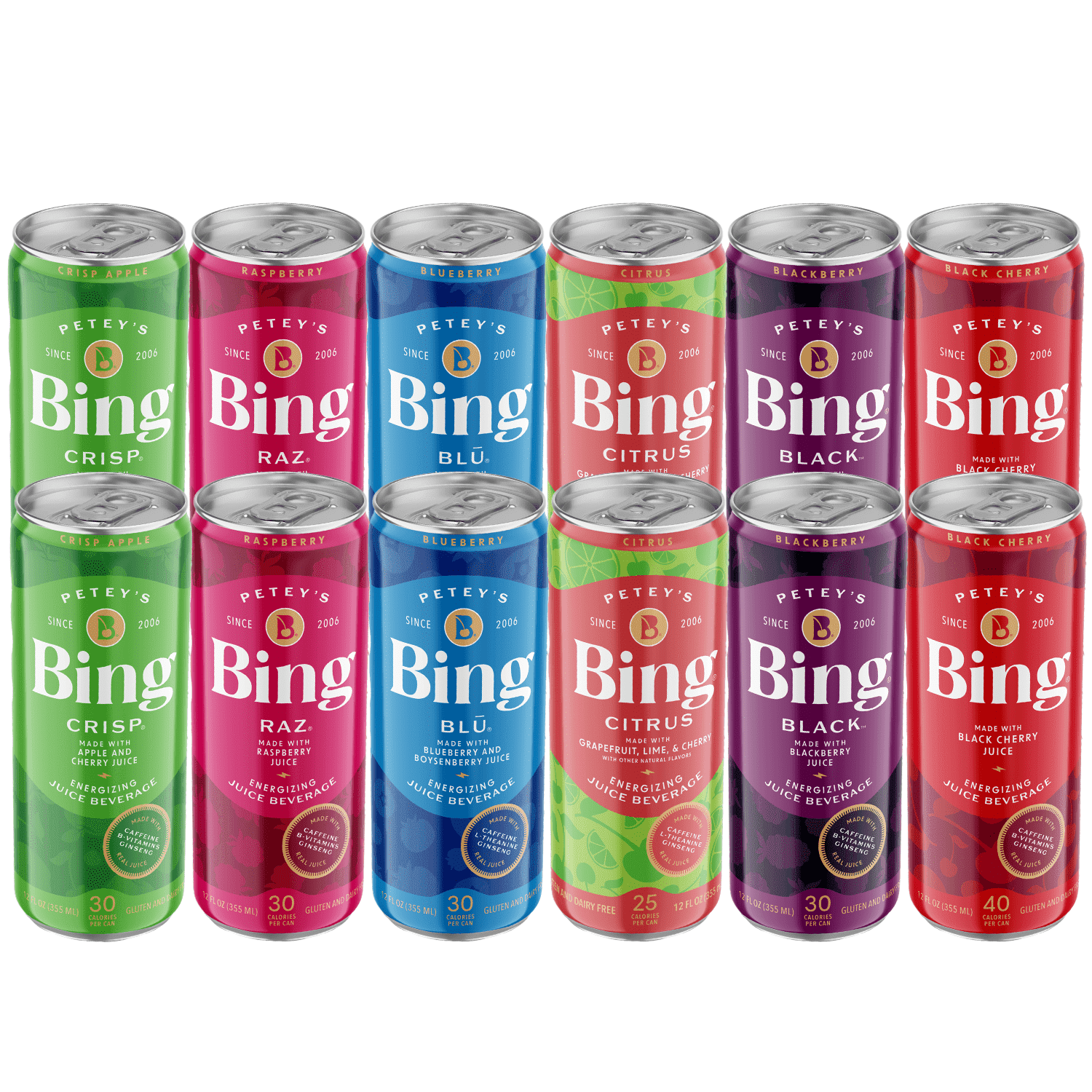 Walmart exclusive discounts  Bing Beverage Healthy Energy Drinks 12oz / 12 Can Variety Pack