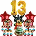 thumbnail image 1 of Bing Bunny Party Supplies 13th Decor Kit Balloons Birthday Cake Topper Decorations, 1 of 6