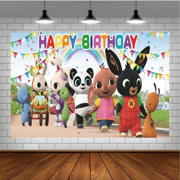 Bing Bunny Taspestry Wall Decor Background Backdrop Party Supplies Banner Post Decor Decorations