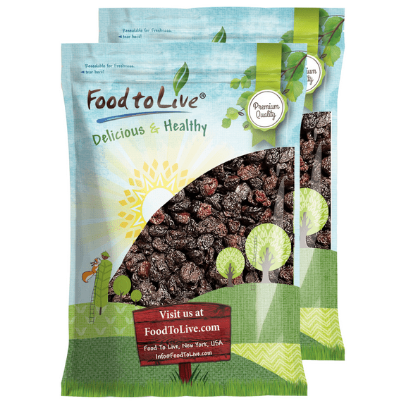 Bing Cherries, 16 Pounds Non-Oil Added, Raw, Kosher, Vegan, Bulk Food to Live