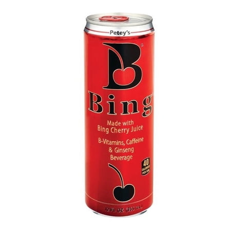 Bing Cherry Juice Energy Drink, 12 oz Can