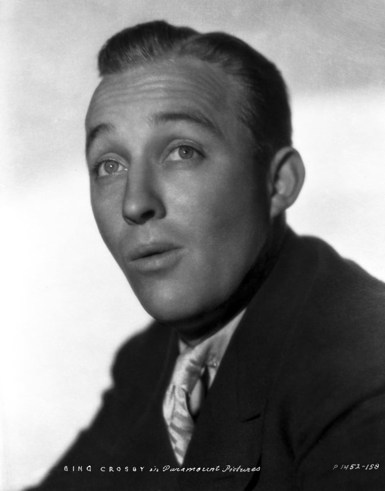 Bing Crosby Looking Up wearing Tuxedo Close Up Portrait Photo Print (8 ...