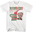 Bing Crosby TShirt Jingle Bells Christmas Carols Mens New White Cotton
