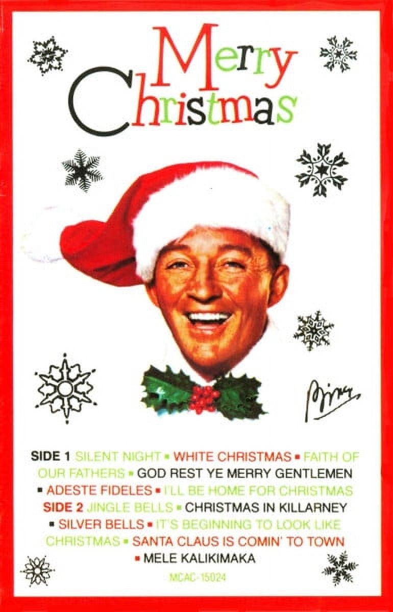 Bing Crosby With Andrews Sisters & Carol Richards Merry Christmas (Cassette)