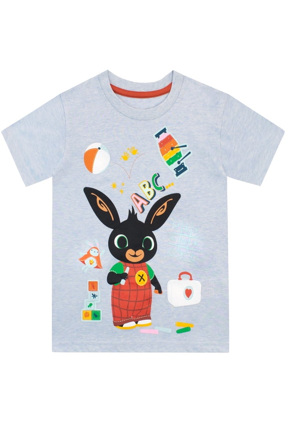 Girls ABC T-Shirt Gray Sizes 2T-7