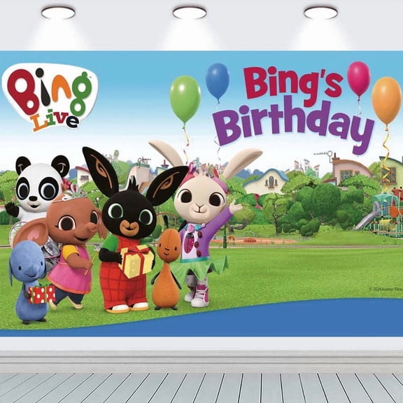 Bing TV Party Supplies Background Backdrop Taspestry Banner Poster Decor Decorations