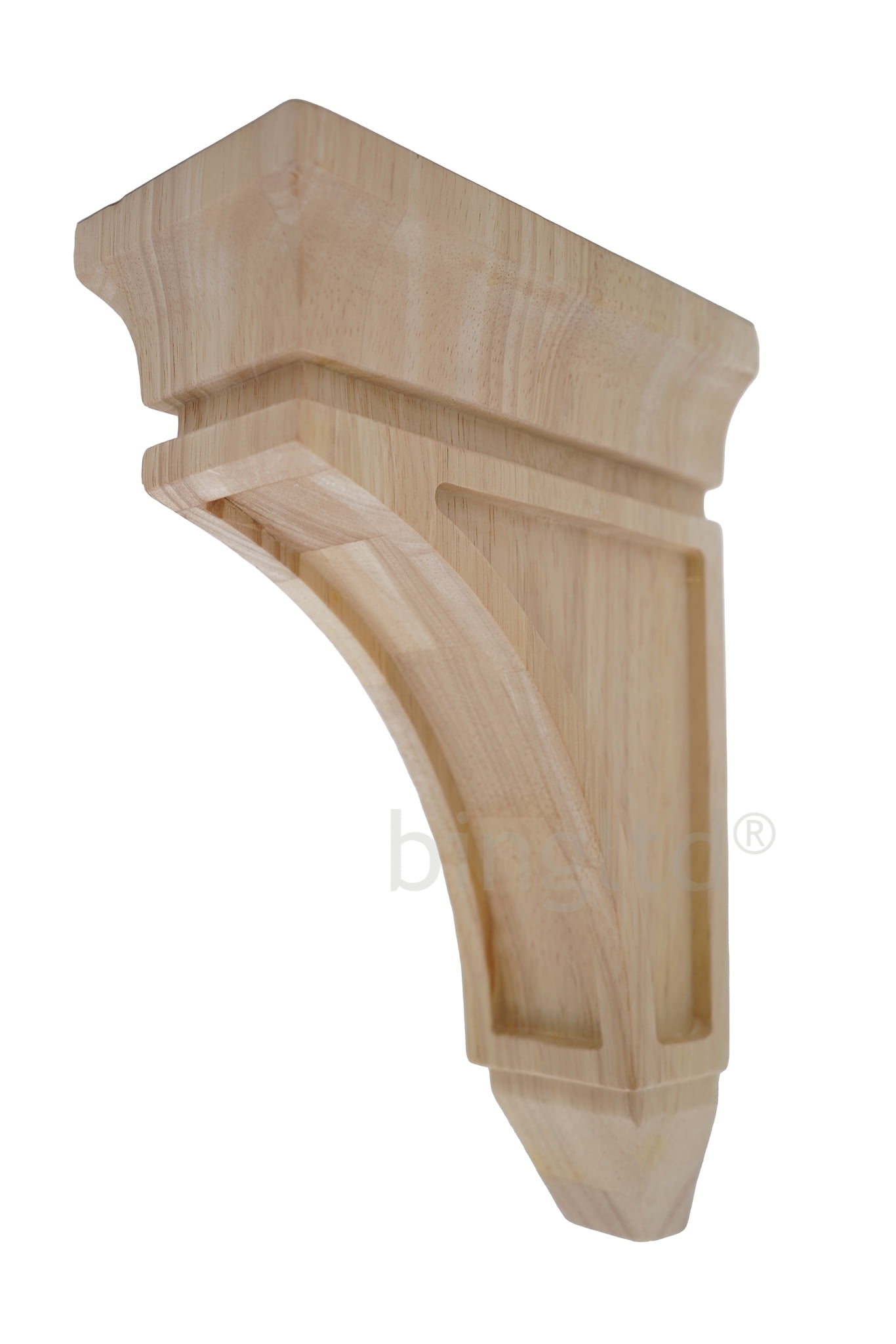 10" Unfinished Solid Hardwood Corbel Bracket