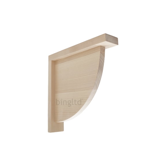 BingLTD - 10" Corbel Traditional Solid Hardwood Bracket - Set of 4 (C-B15)