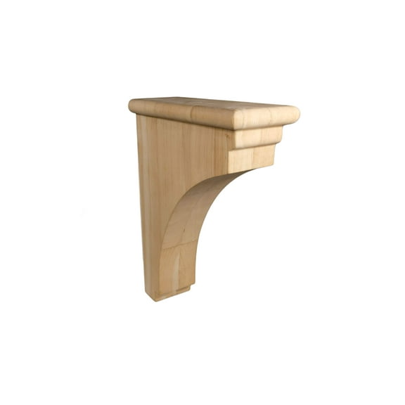 BingLTD - 12" Corbel Rustic Solid Hardwood Bracket - 1 PC (C8)