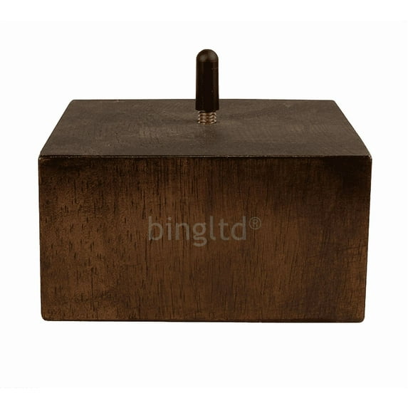 BingLTD - 2 5/8" Dark Oak Square Sofa Legs - Set of 4 (ST336-202)