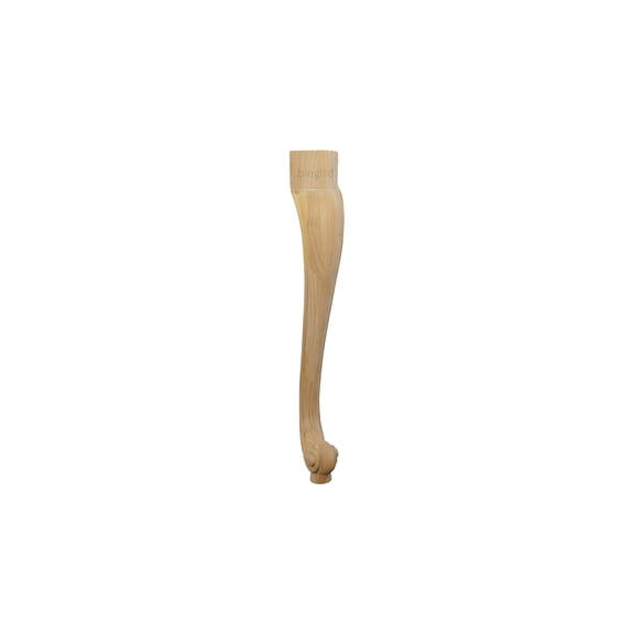 BingLTD - 29 5/6" Tall Unfinished Royal Rubberwood Dining Table Leg - 1 PC (TL29451-RW-UNF)