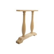 BingLTD - 29" Tall Philip Round Trestle Table Base (PD-TB2901-RW-UNF)