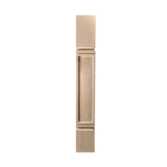BingLTD - 36 Inch x 5 Inch Unfinished Maple Post - 1 PC (K22500-FW-MA)