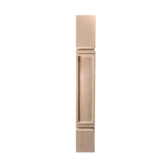 BingLTD - 36 Inch x 5 Inch Unfinished Maple Post - 1 PC (K22500-FW-MA)