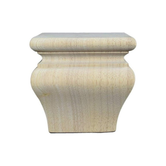 BingLTD - 4 1/2" Unfinished Hardwood Sofa Legs - Set of 2 (BF959-C-RW)